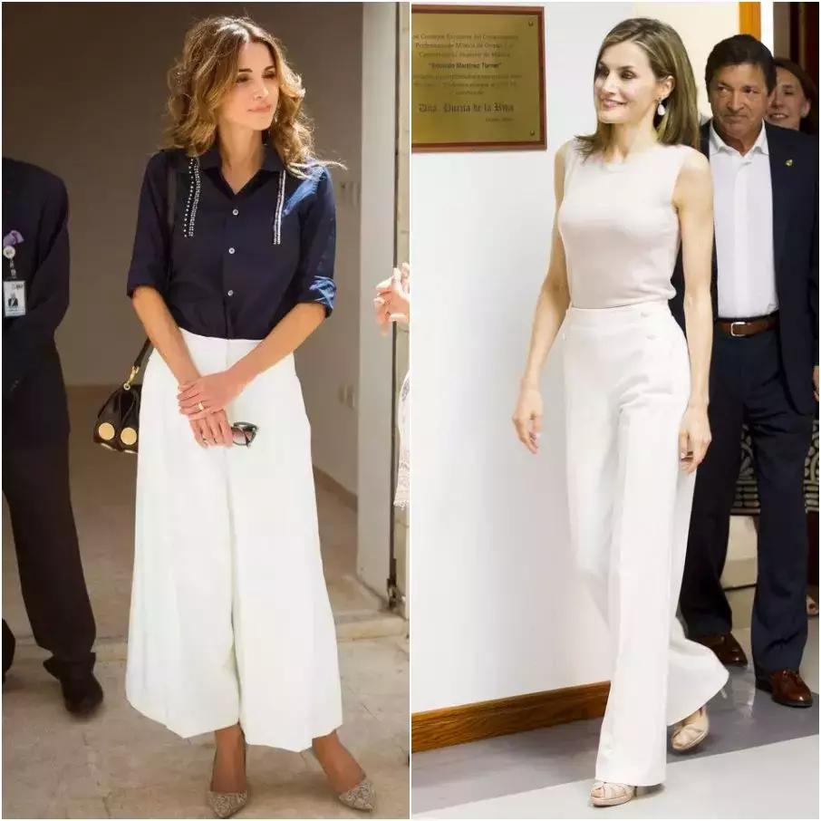 显瘦阔腿裤百搭秋季,最好穿的白色显瘦阔腿裤