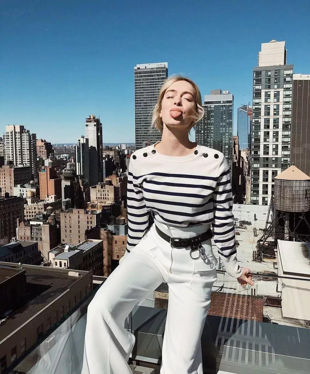 显瘦阔腿裤百搭秋季,最好穿的白色显瘦阔腿裤