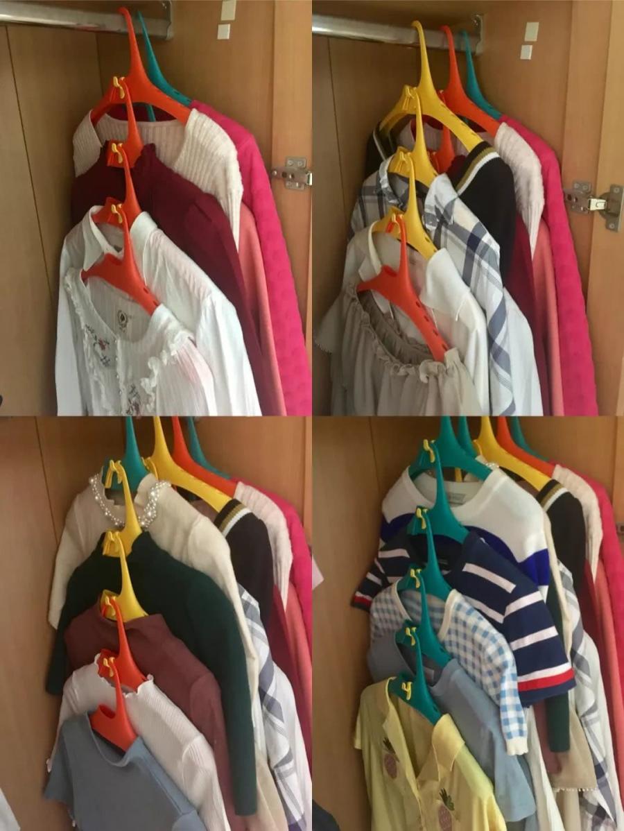 挂衣架神器可挂100个衣架,衣柜垂直挂衣架推荐