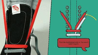 adidas贝壳头鞋带不打结系法,怎么鞋带不打结也不会松开篮球鞋