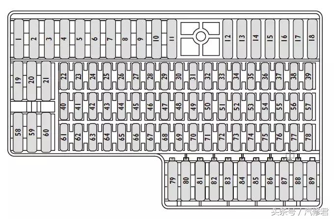 宾利飞驰散热风扇继电器在哪里,22款宾利飞驰保险丝位置图