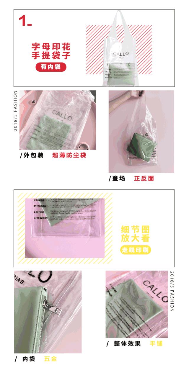 什么？时尚界最近流行背“塑料包”出门？7款夏日爆款PVC包包评测