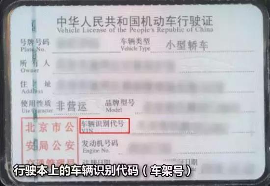 涨知识自行车,车架号17个字符图解