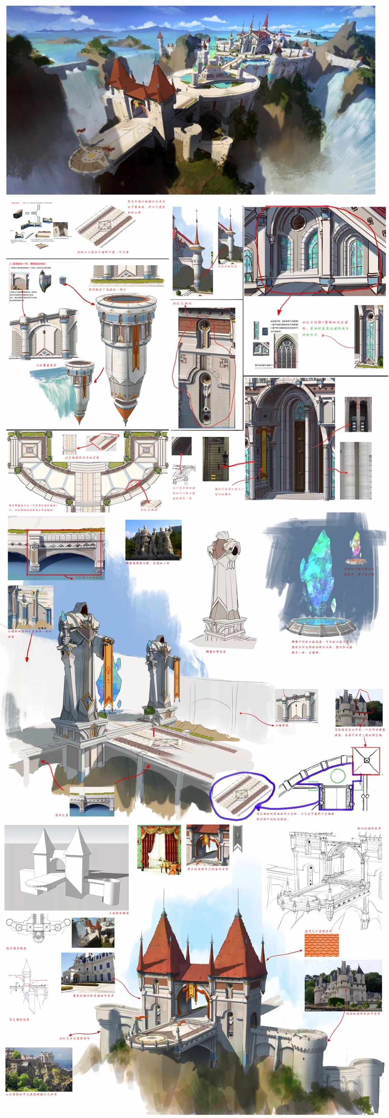 中式场景原画设计教程,国人插画师写实风格的插画欣赏