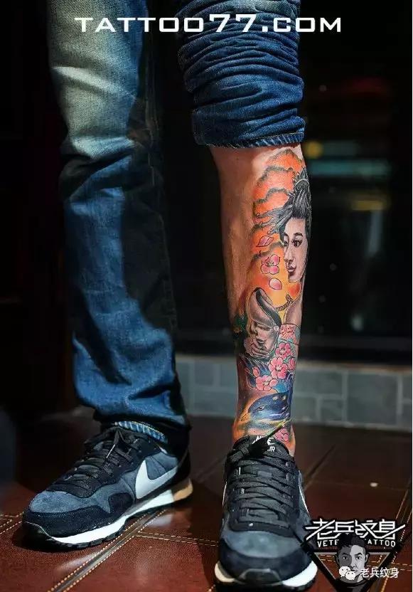 老兵纹身作品,老兵纹身图片大全欣赏