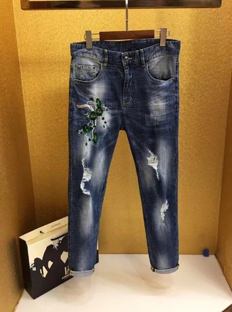 杜嘉班纳阔腿牛仔裤男款,杜嘉班纳牛仔裤全套