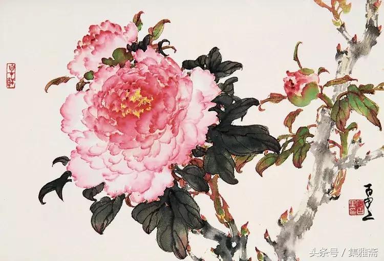 何百里的彩墨画,何百里美术作品欣赏