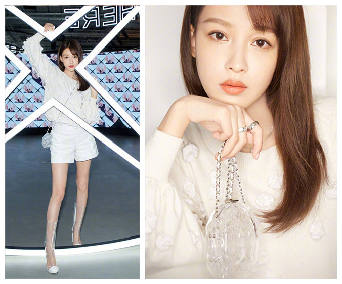 杨幂穿迪丽热巴的白鞋,杨幂热巴同款长靴子