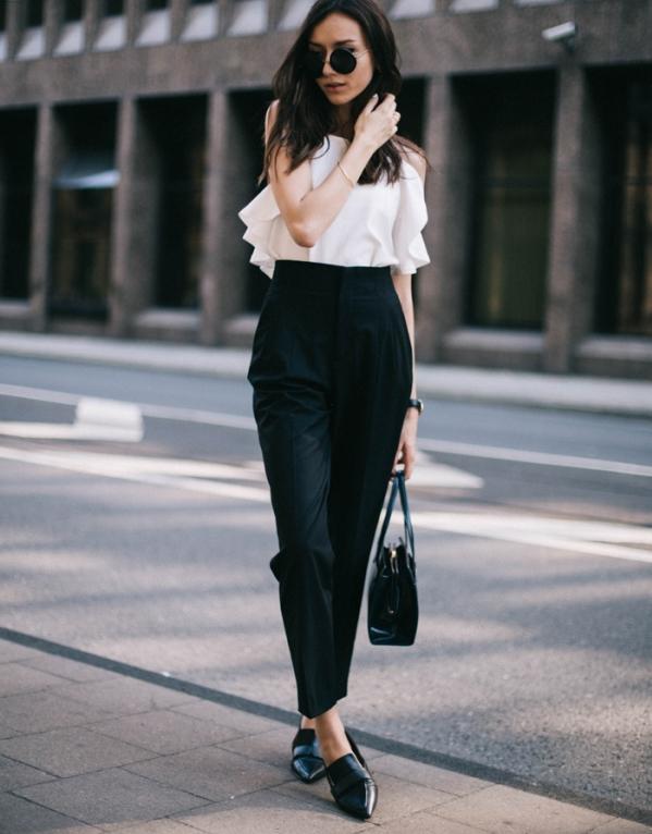 雪纺衫配什么裤子更好看,雪纺衫应该搭配什么裤子