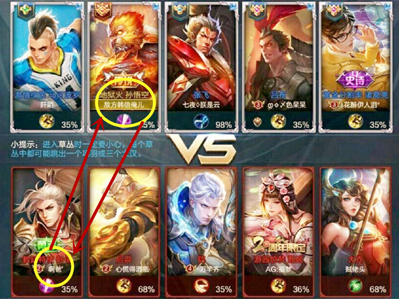 小乔被东皇钟馗兰陵王元歌针对,王者荣耀五个钟馗对战五个小乔