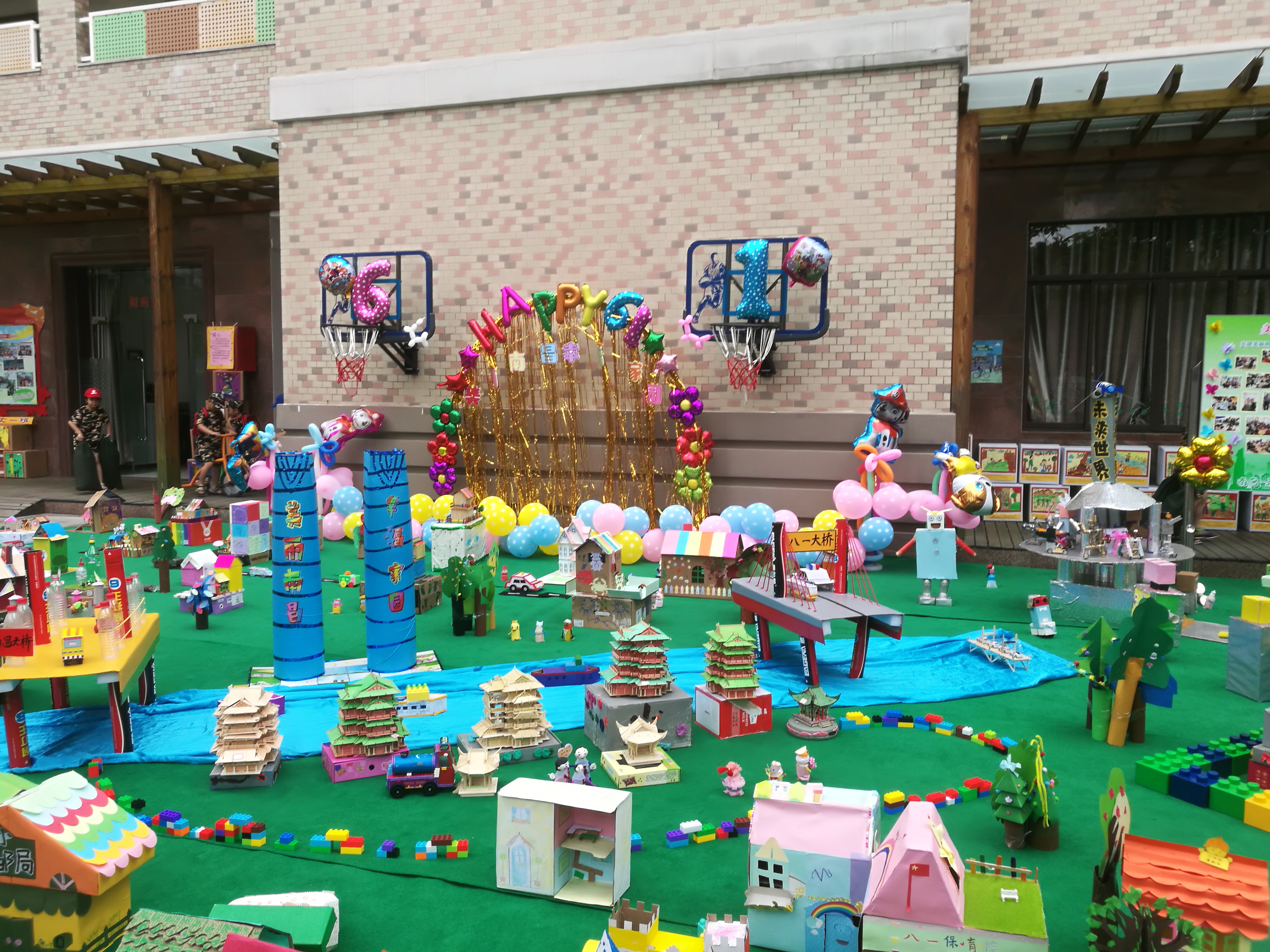 庆六一江西省八一保育院萌娃过“知礼友善”的儿童节