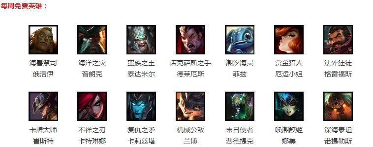 周免英雄查询,看到最后有惊喜走过路过不容错过