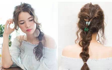 卷发扎发教程简单好看减龄,短发的扎发教程简单又好看