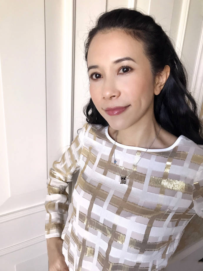 李嫣公益项链,李嫣时尚基因强大