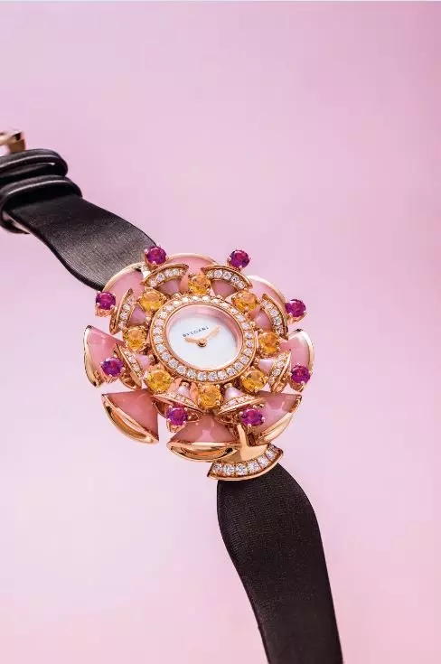 钻石铂金珠宝腕表,八心八箭黄金腕表