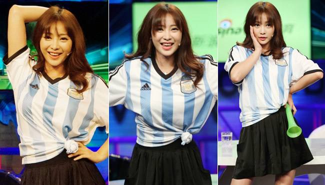 足球那些漂亮的女球迷大全,足球好看