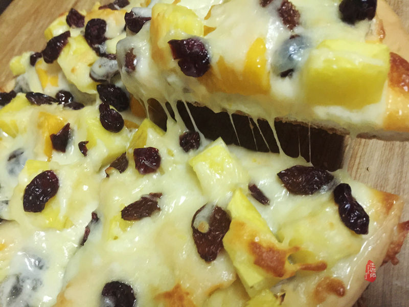 美味的披萨儿童手工,教你一个简单的水果披萨