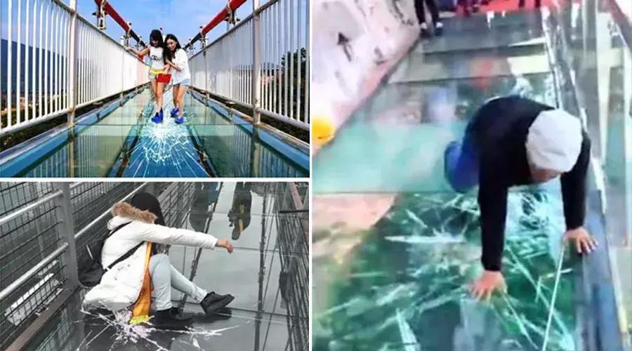 天桥峪景区网红玻璃桥,天桥沟玻璃桥一日游