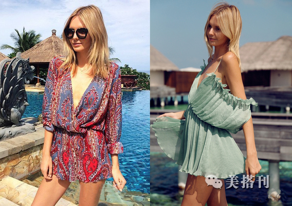 去海边吹吹风，除了仙美连衣裙还有这些美搭