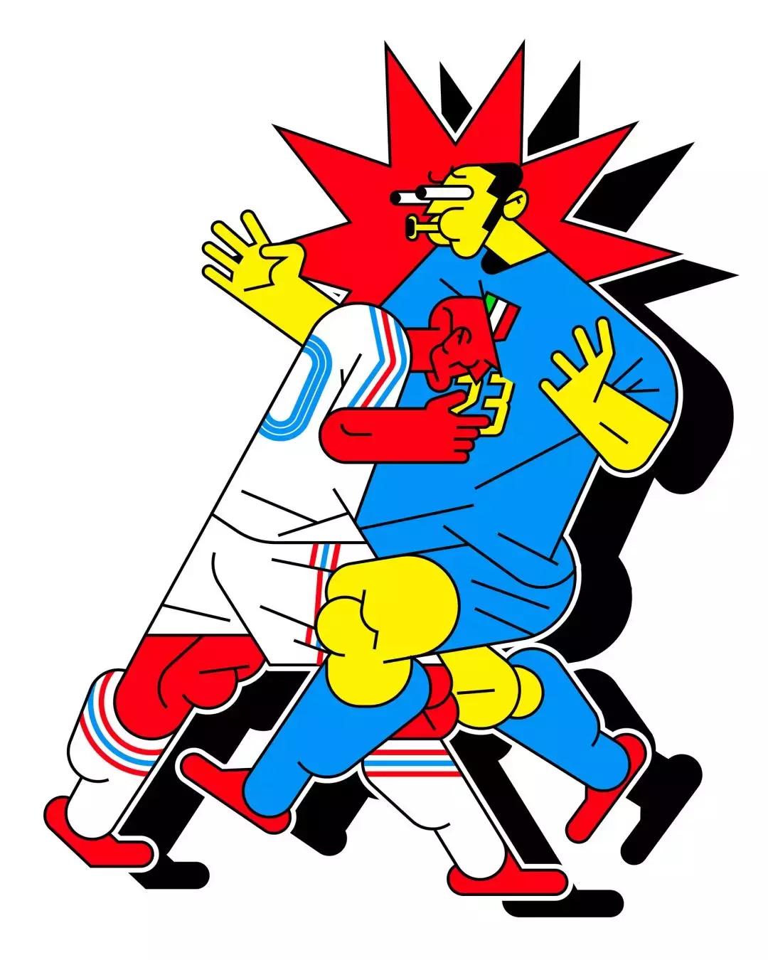 2022世界杯感人瞬间插画,2014年世界杯感动的瞬间