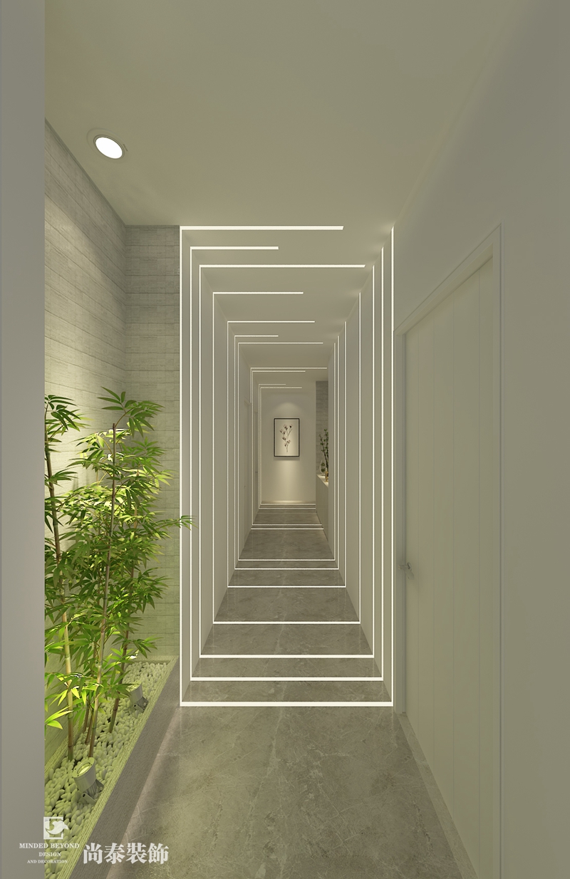 小型美容会所复古法式设计,轻奢美容会所二层楼设计