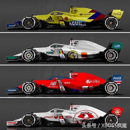 f1赛车比赛彩绘,2013年f1赛车涂装