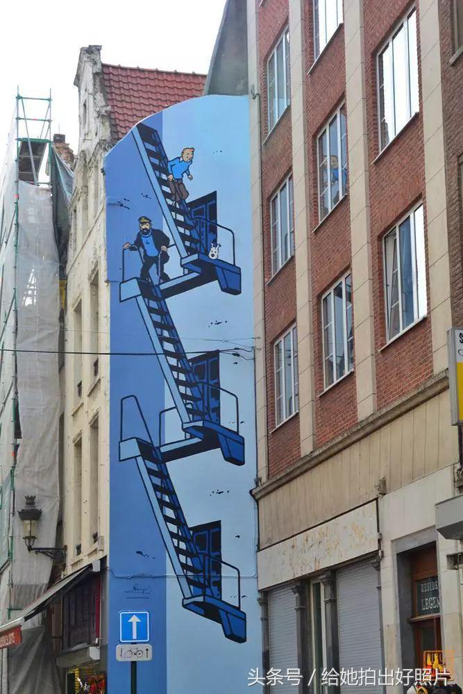 布鲁塞尔老街图,布鲁塞尔街头的美女