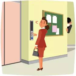 电梯安全装置图解,电梯安全使用图解及困梯自救