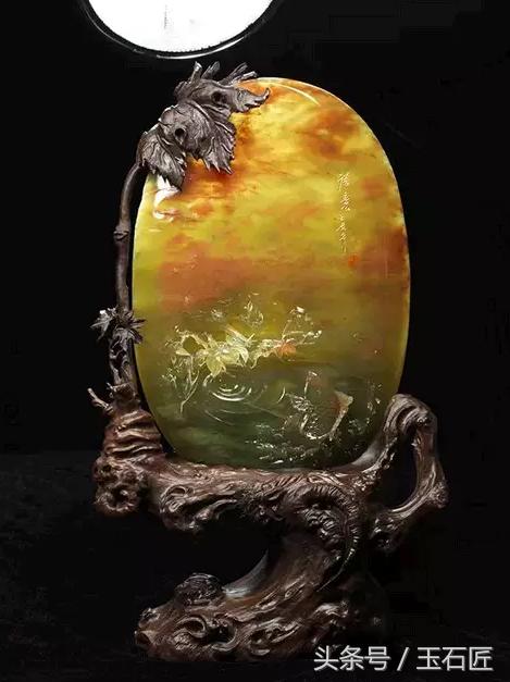 岫岩花玉盘玩有什么变化,岫岩花玉深绿色原石图片