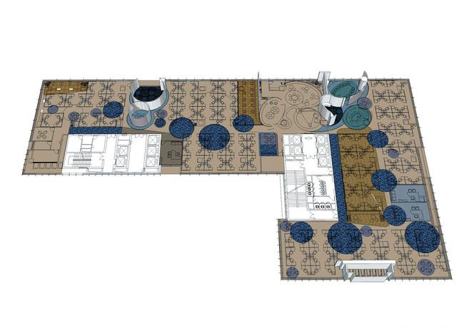 设计赏析——深圳市腾讯计算机系统有限公司大族办公区
