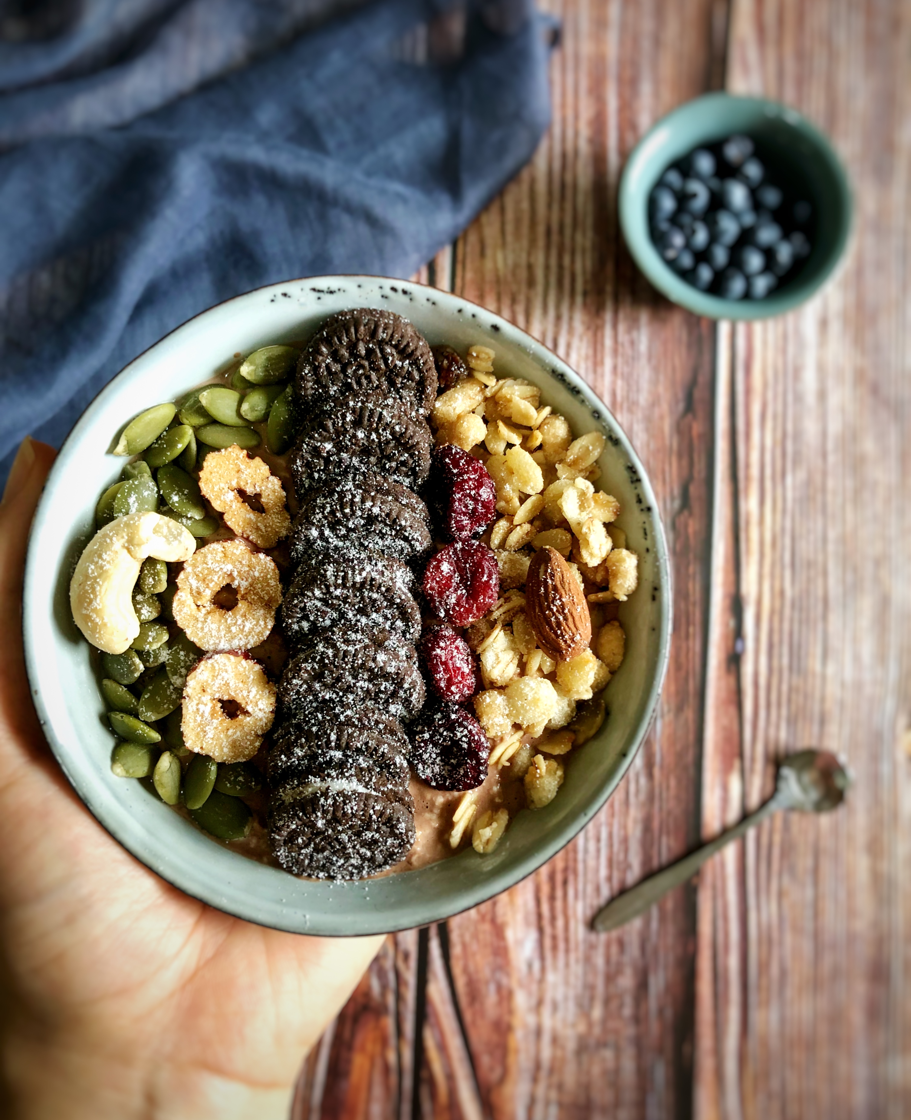 ins燕麦粥,抹茶牛奶燕麦粥