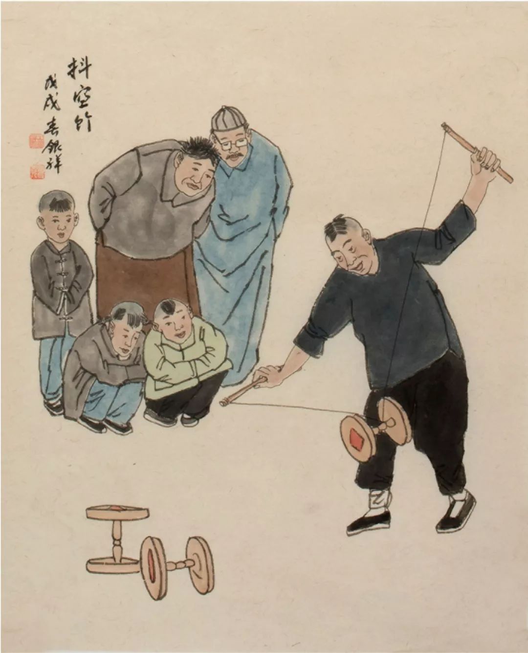 随画家王银祥寻路老北京民俗