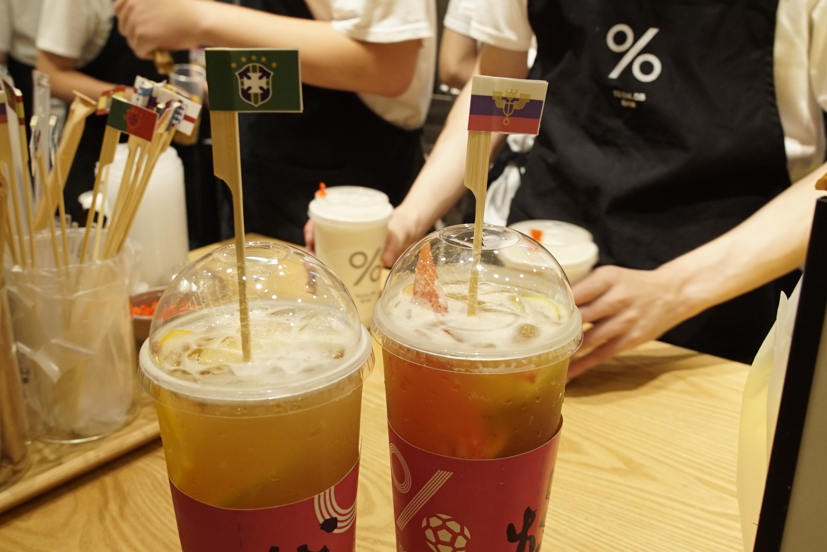 喝了这杯网红百分茶，才能陪小伙伴熬夜看球呀~