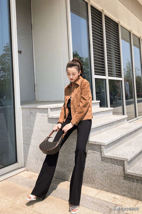 什么外套好看又不显腿短,显腿细的短款外套