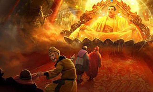 大鹏为什么要救白莲花,大鹏叫如来滚出雷音寺