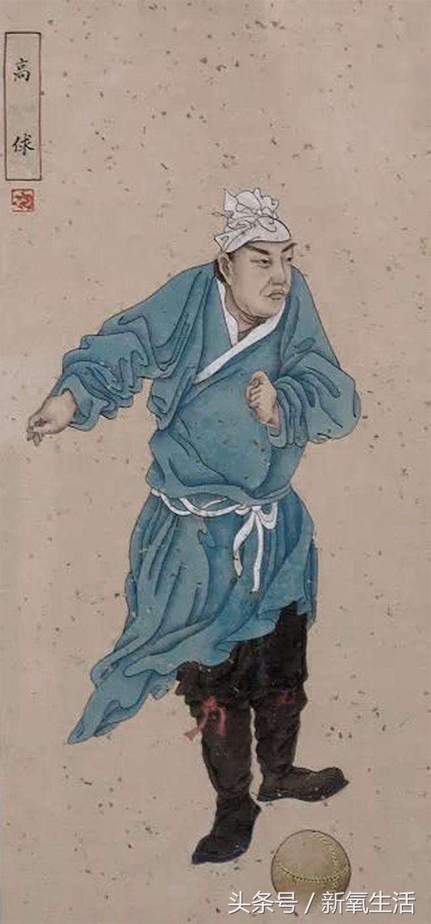 世界杯期间中国蹴鞠走进卡塔尔,中国在世界杯展示历史蹴鞠