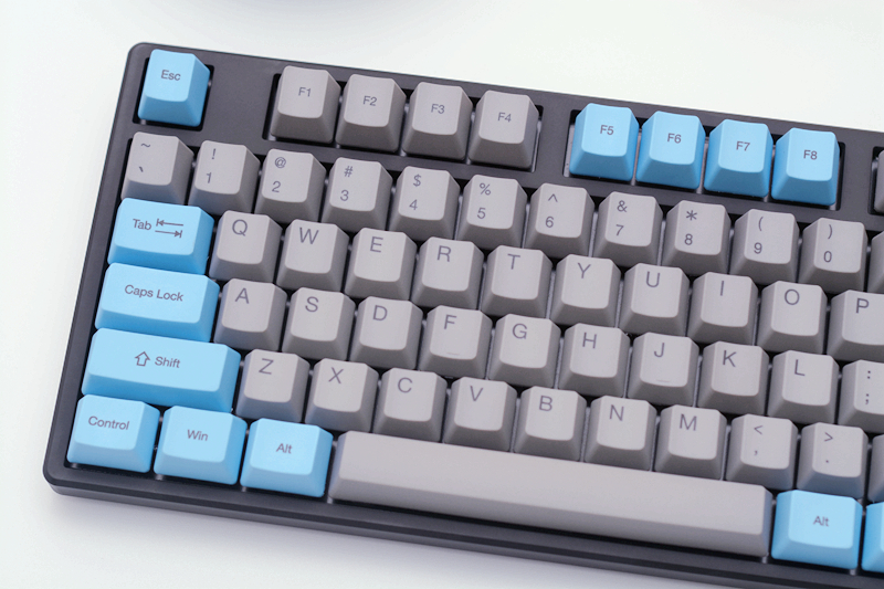 pbt机械键盘彩色背光蓝白键帽,pbt键帽的机械键盘推荐