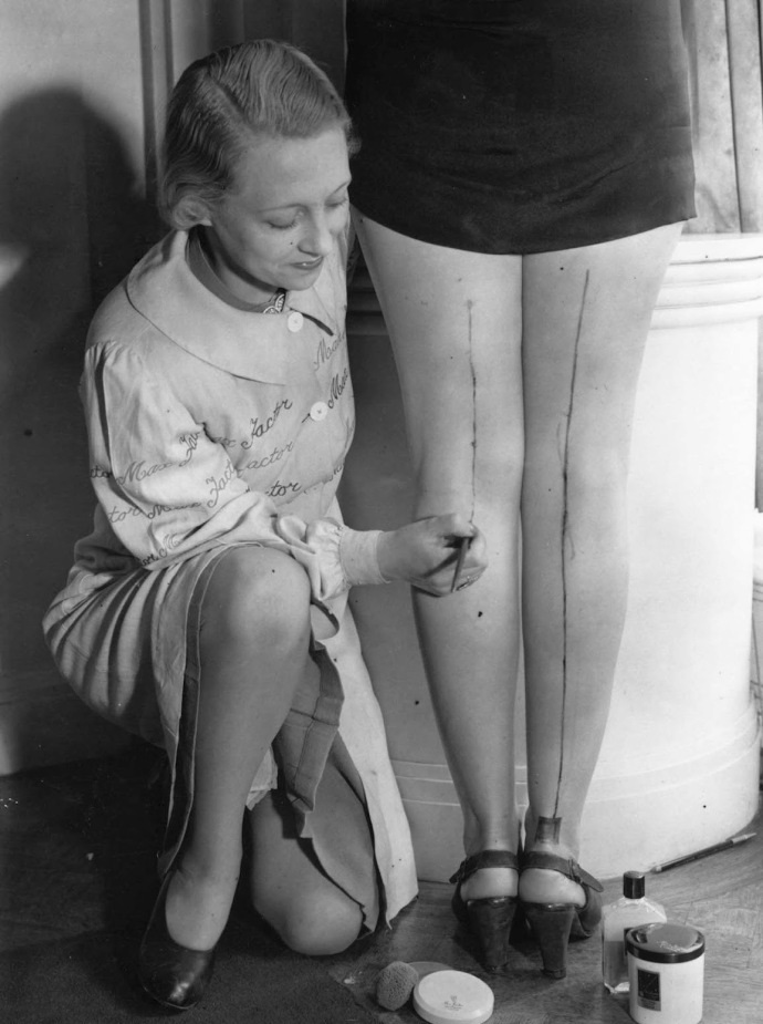 二战时期女袜,二战时期妇女袜子