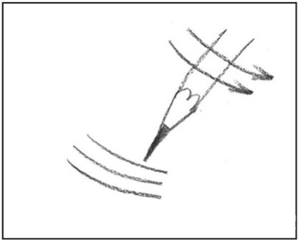 素描入门线条画法结构素描,素描排线怎么练两头轻中间重