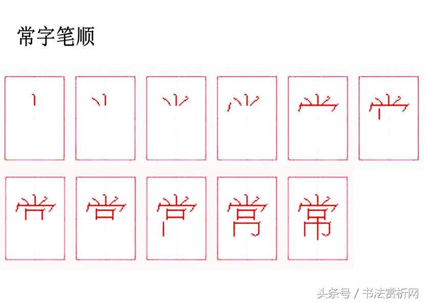古今书法每日一字,书法一日一字楷书