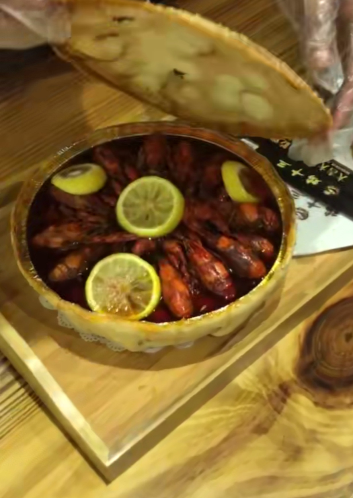 吃到超大蛋挞,超大法式蛋挞