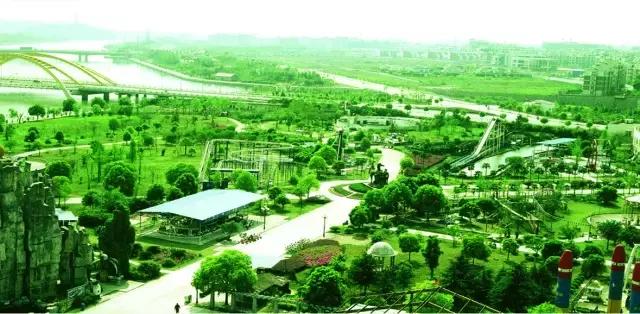 义乌江滨绿廊景点,义乌江滨绿廊公园绣球花