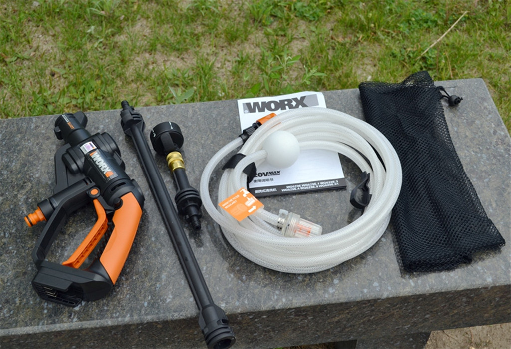 不用电的户外洗车神器,威克士无线洗车神器高压水枪