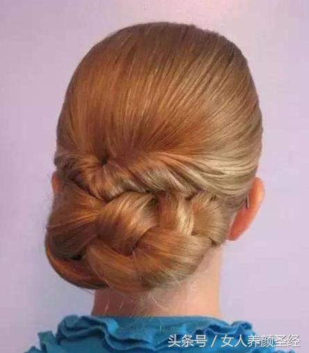 教大家几款盘头发方法,这样盘头发超有气质