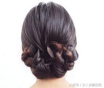 教大家几款盘头发方法,这样盘头发超有气质
