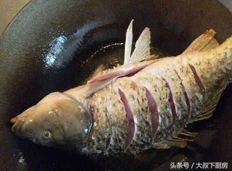 老东北美食之红烧鲤鱼做法,怎么红烧鲤鱼块炖鲤鱼好吃又简单