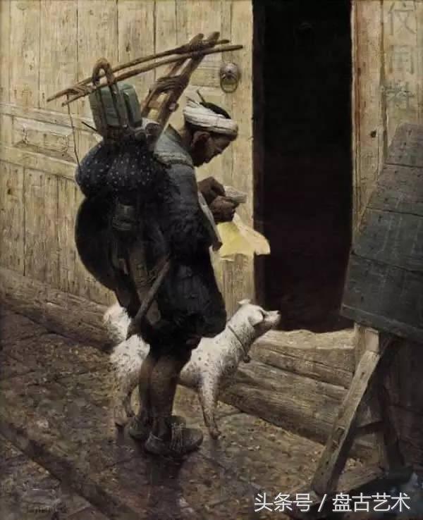 《爱情誓言的守望者》油画太美了（盘古文化艺术油画装饰画定制）