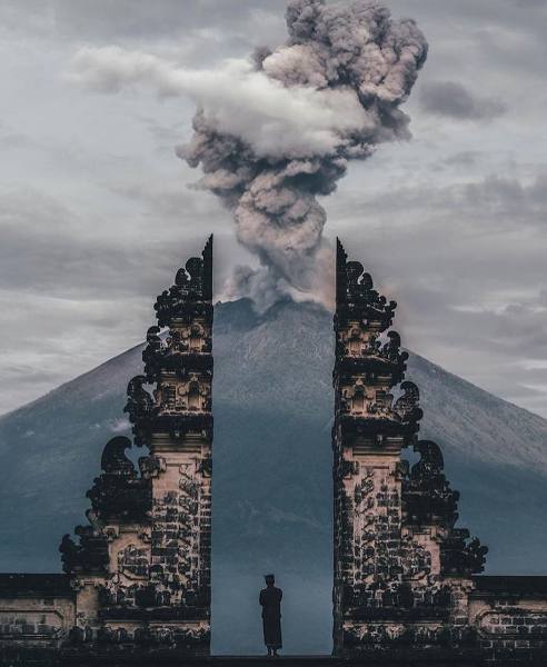 苏门答腊火山喷发是真的吗,阿贡火山现状