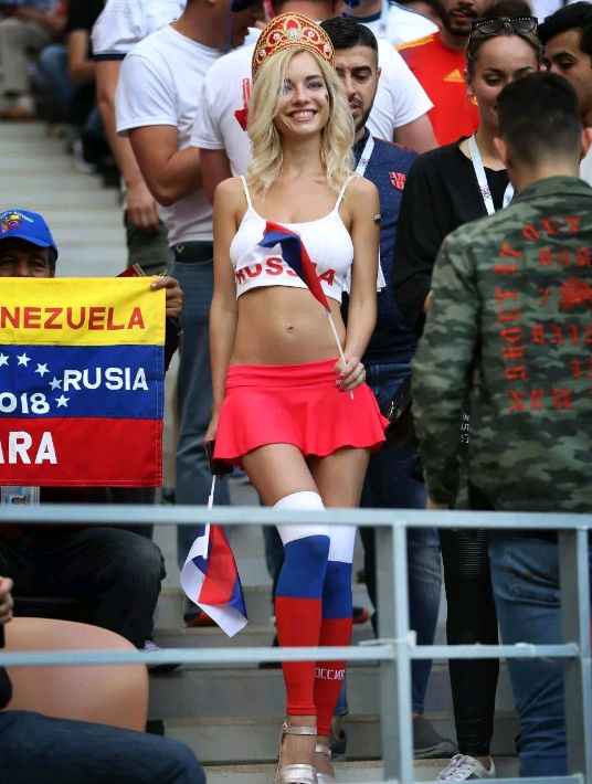 盘点世界杯超高颜值的漂亮女球迷,俄罗斯世界杯高颜值女球迷