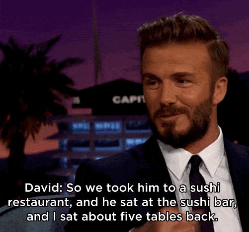 贝克汉姆大儿子约会,贝克汉姆与爱妻约会